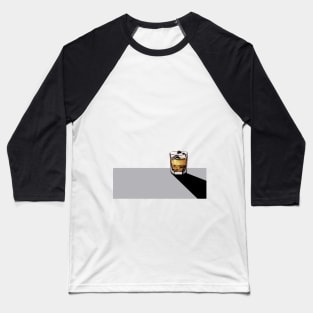 Low-poly Scotch - White Baseball T-Shirt